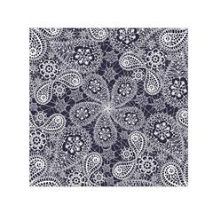 Flowers mandala Small Satin Scarf (Square)