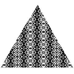 Black And White-3 Wooden Puzzle Triangle