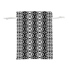 Black And White-3 Lightweight Drawstring Pouch (s)