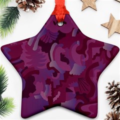 Pattern Warhola Ornament (star) by Sudhe