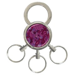 Pattern Warhola 3-ring Key Chain by Sudhe