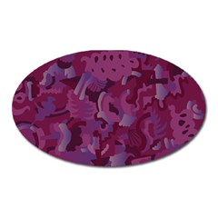 Pattern Warhola Oval Magnet by Sudhe