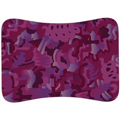 Pattern Warhola Velour Seat Head Rest Cushion by Sudhe