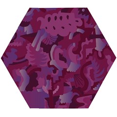 Pattern Warhola Wooden Puzzle Hexagon