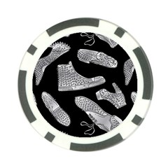 Pattern Shiny Shoes Poker Chip Card Guard by Sudhe