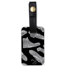 Pattern Shiny Shoes Luggage Tag (one Side) by Sudhe