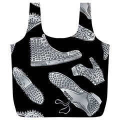 Pattern Shiny Shoes Full Print Recycle Bag (xl) by Sudhe