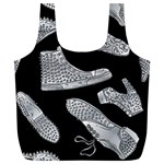 Pattern Shiny Shoes Full Print Recycle Bag (XL) Front