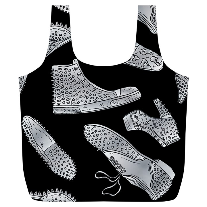 Pattern Shiny Shoes Full Print Recycle Bag (XL)