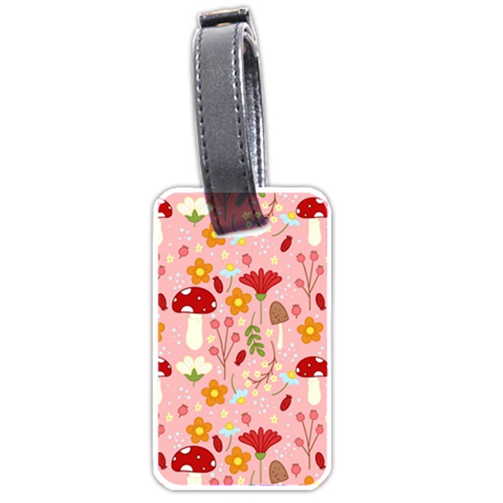 Floral Surface Pattern Design Luggage Tag (one side)