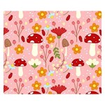 Floral Surface Pattern Design Double Sided Flano Blanket (Small)  50 x40  Blanket Back