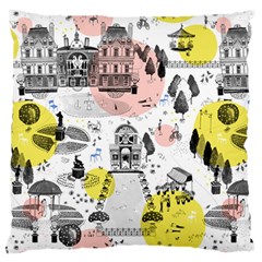 The Park  Pattern Design Standard Flano Cushion Case (one Side) by Sudhe