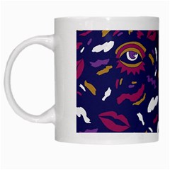 Pattern Burton Galmour White Mugs by Sudhe