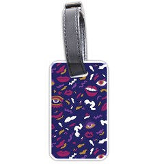 Pattern Burton Galmour Luggage Tag (one Side) by Sudhe