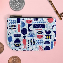 Vector Illustrated Pattern Design Mini Coin Purse by Sudhe