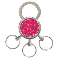 Pattern Booty Faces 3-ring Key Chain by Sudhe