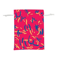 Pattern Booty Faces Lightweight Drawstring Pouch (l)