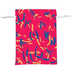 Pattern Booty Faces  Lightweight Drawstring Pouch (xl)