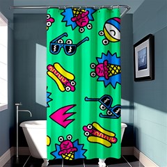 Pattern Adweeksummer Shower Curtain 36  X 72  (stall)  by Sudhe