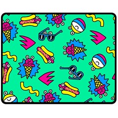 Pattern Adweeksummer Double Sided Fleece Blanket (medium) 