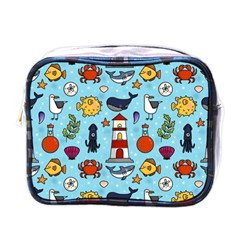 Surface Pattern Design Mini Toiletries Bag (one Side) by Sudhe