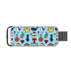 Surface Pattern Design Portable Usb Flash (two Sides) by Sudhe