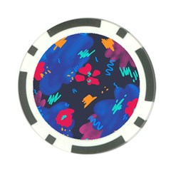 Patterns Rosebuds Poker Chip Card Guard (10 Pack) by Sudhe