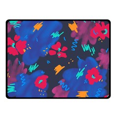 Patterns Rosebuds Double Sided Fleece Blanket (small) 