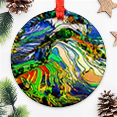 Artistic Nature Painting Ornament (round) by Sudhe