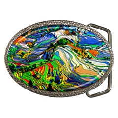 Artistic Nature Painting Belt Buckles by Sudhe