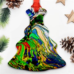 Artistic Nature Painting Christmas Tree Ornament (two Sides) by Sudhe