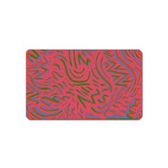 Pattern Saying Wavy Magnet (name Card) by Sudhe