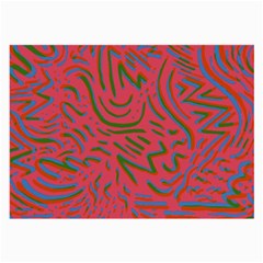 Pattern Saying Wavy Large Glasses Cloth (2 Sides) by Sudhe