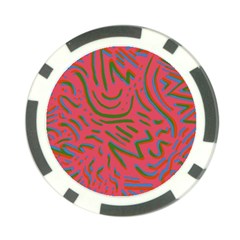 Pattern Saying Wavy Poker Chip Card Guard (10 Pack) by Sudhe