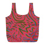 Pattern Saying Wavy Full Print Recycle Bag (L) Front