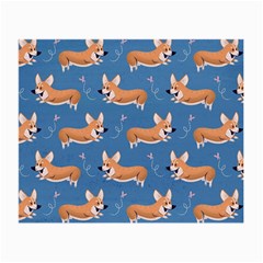 Corgi Patterns Small Glasses Cloth (2 Sides) by Sudhe