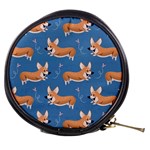 Corgi Patterns Mini Makeup Bag Front