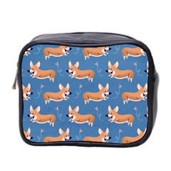 Corgi Patterns Mini Toiletries Bag (two Sides) by Sudhe