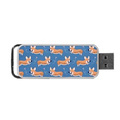 Corgi Patterns Portable Usb Flash (two Sides) by Sudhe