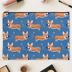 Corgi Patterns Cosmetic Bag (xxxl) by Sudhe