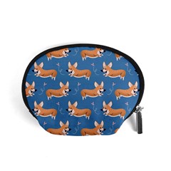 Corgi Patterns Accessory Pouch (small) by Sudhe