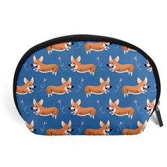 Corgi Patterns Accessory Pouch (large) by Sudhe