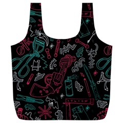 Abstract Pattern Full Print Recycle Bag (xl)