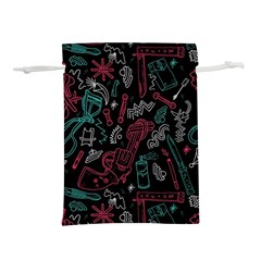 Abstract Pattern Lightweight Drawstring Pouch (l) by Sudhe