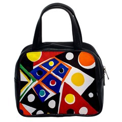 Pattern And Decoration Revisited At The East Side Galleries Classic Handbag (two Sides) by Sudhe