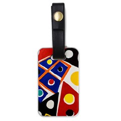 Pattern And Decoration Revisited At The East Side Galleries Luggage Tag (one Side) by Sudhe