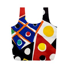 Pattern And Decoration Revisited At The East Side Galleries Full Print Recycle Bag (m) by Sudhe