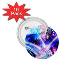 Crystal Wave Pattern Design 1 75  Buttons (10 Pack) by Sudhe