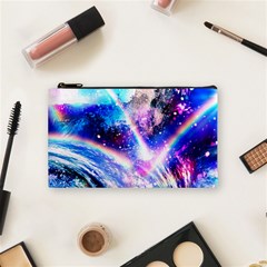 Crystal Wave Pattern Design Cosmetic Bag (small) by Sudhe