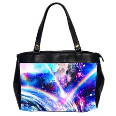 Crystal Wave Pattern Design Oversize Office Handbag (2 Sides) by Sudhe